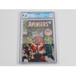 AVENGERS #54 (1968 - MARVEL) GRADED 9.2 (NM-) by CGC - Includes the first appearance of the New