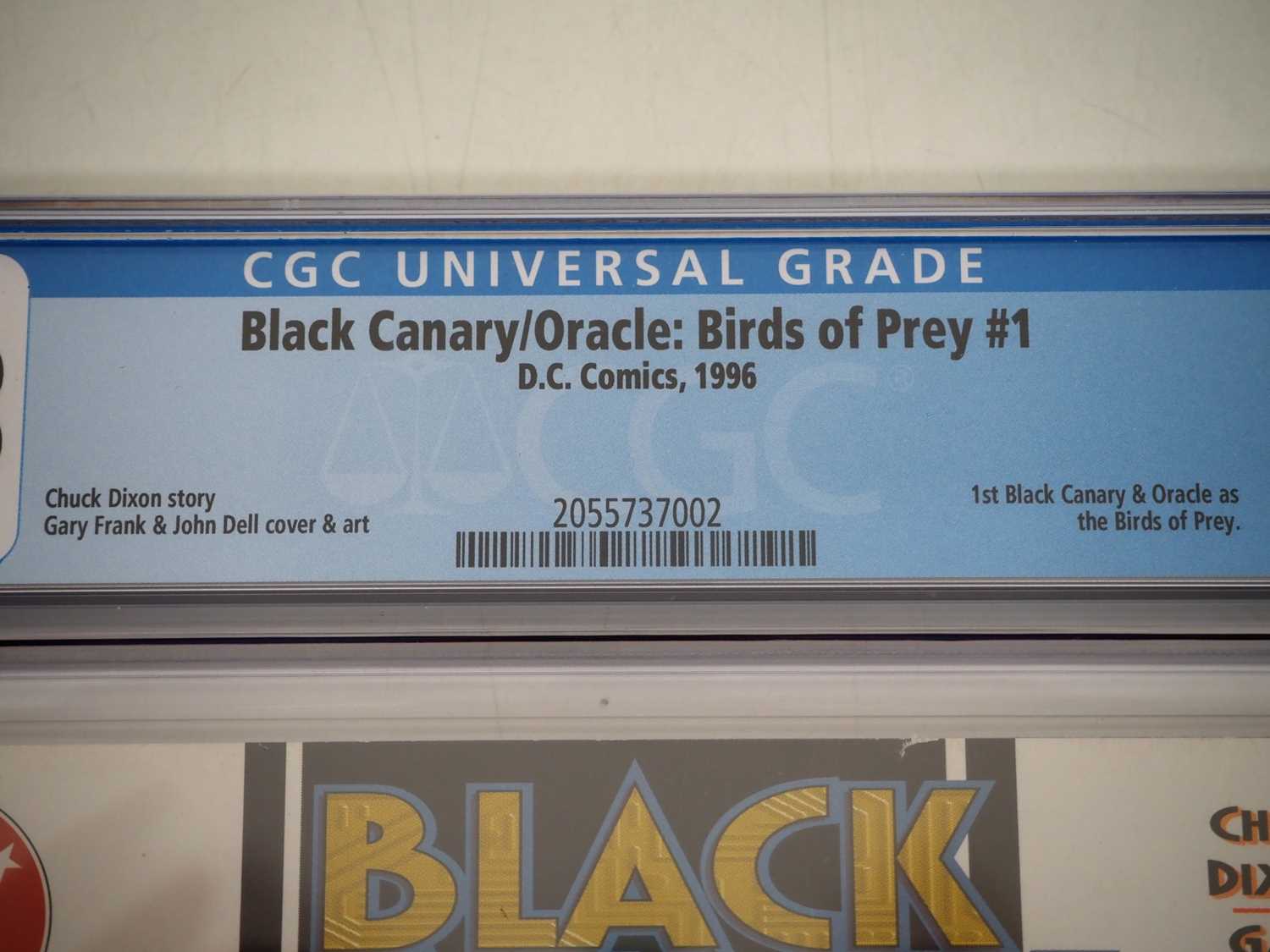 BLACK CANARY/ORACLE: BIRDS OF PREY #1 - (1996 - DC) - GRADED 9.8 (NM/MINT) by CGC - First appearance - Image 4 of 4