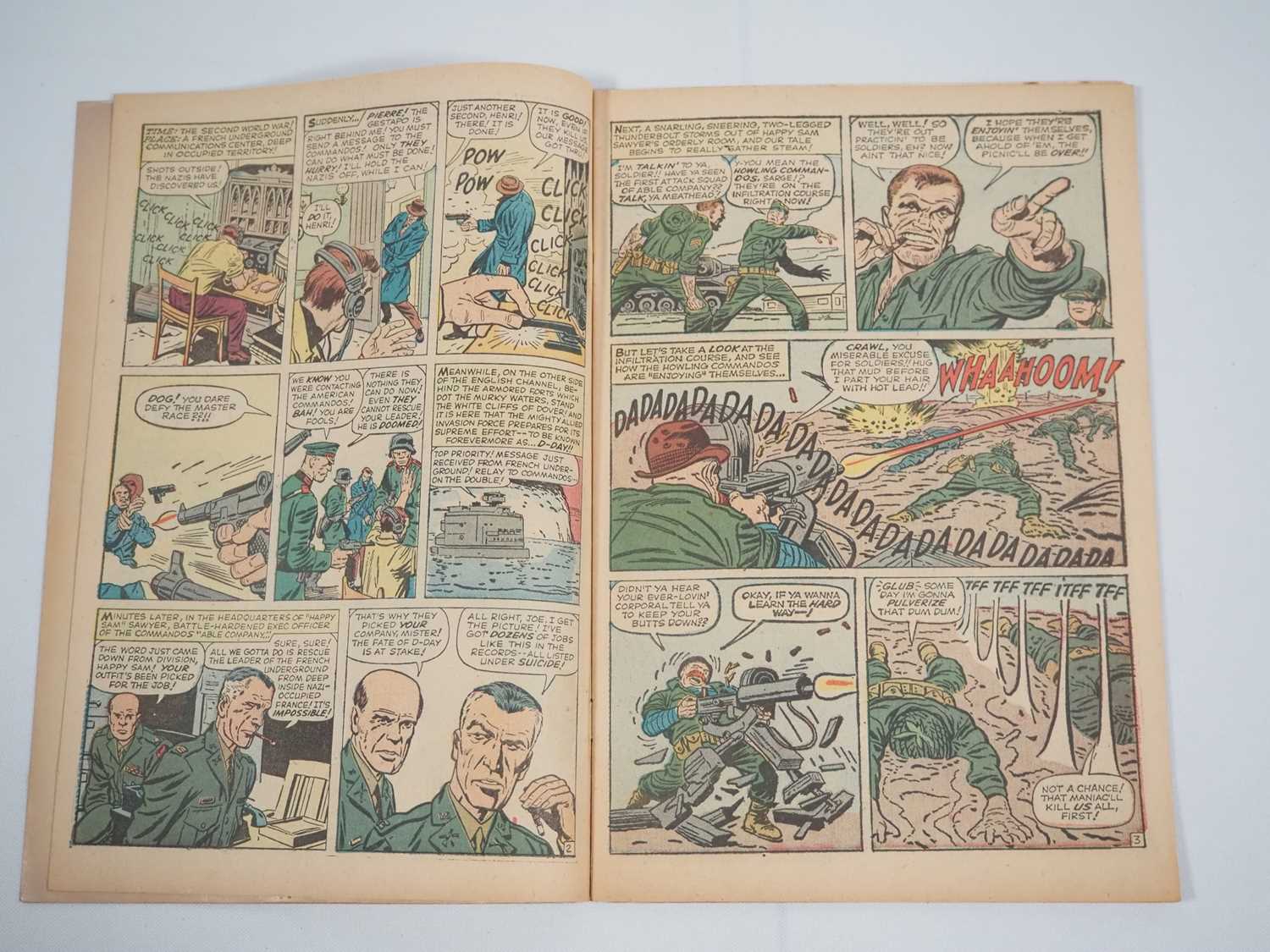 SGT. FURY AND HIS HOWLING COMMANDOS #1 (1963 - MARVEL) First appearances of Sgt. Nick Fury and his - Image 4 of 23