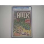 INCREDIBLE HULK #102 (1968 - MARVEL) - GRADED 8.5 (VF+) by CGC - First issue of the (new) solo title