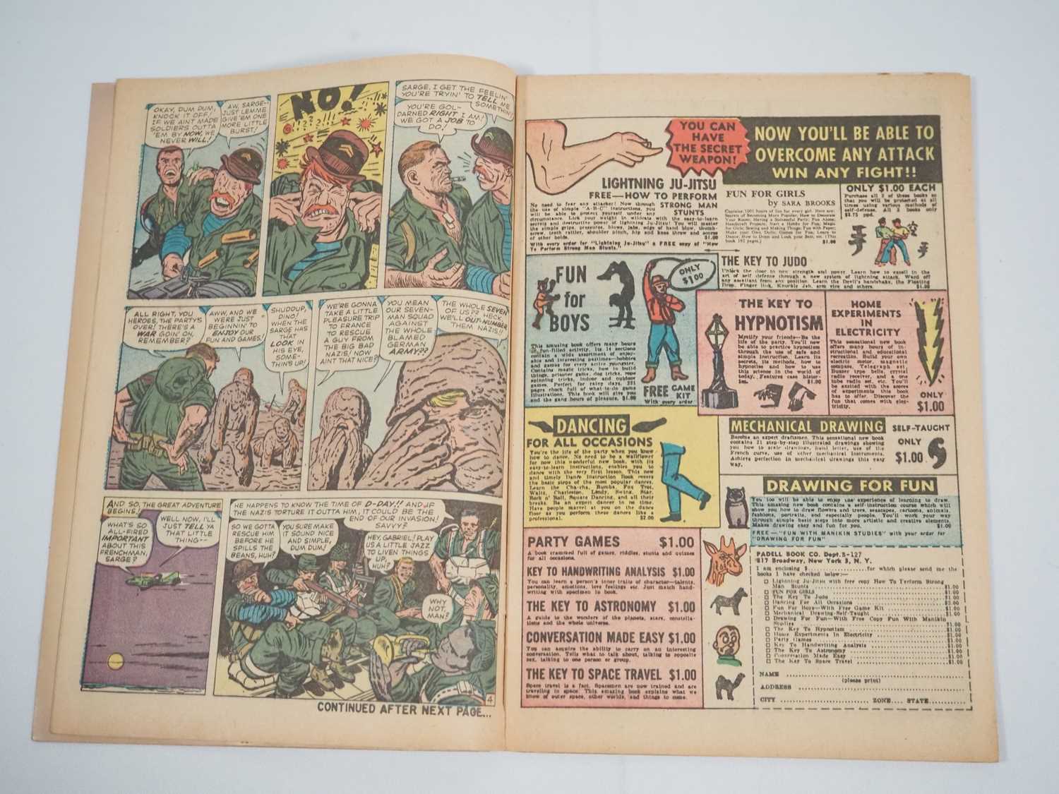 SGT. FURY AND HIS HOWLING COMMANDOS #1 (1963 - MARVEL) First appearances of Sgt. Nick Fury and his - Image 5 of 23