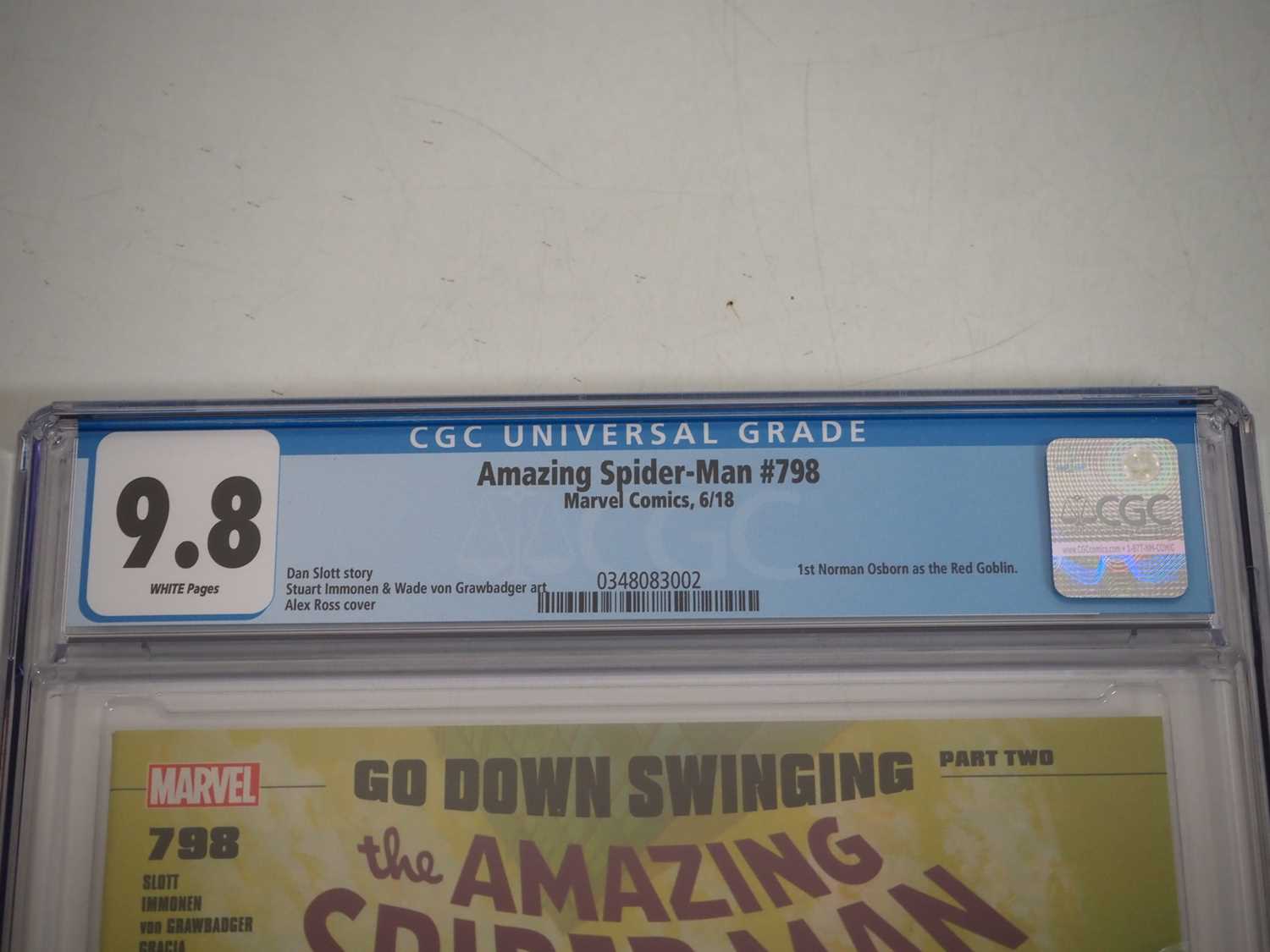 AMAZING SPIDER-MAN #798 STANDARD + LAND VARIANT COVER (2 in Lot) GRADED 9.8 (NM/MINT) by CGC - (2018 - Image 3 of 4
