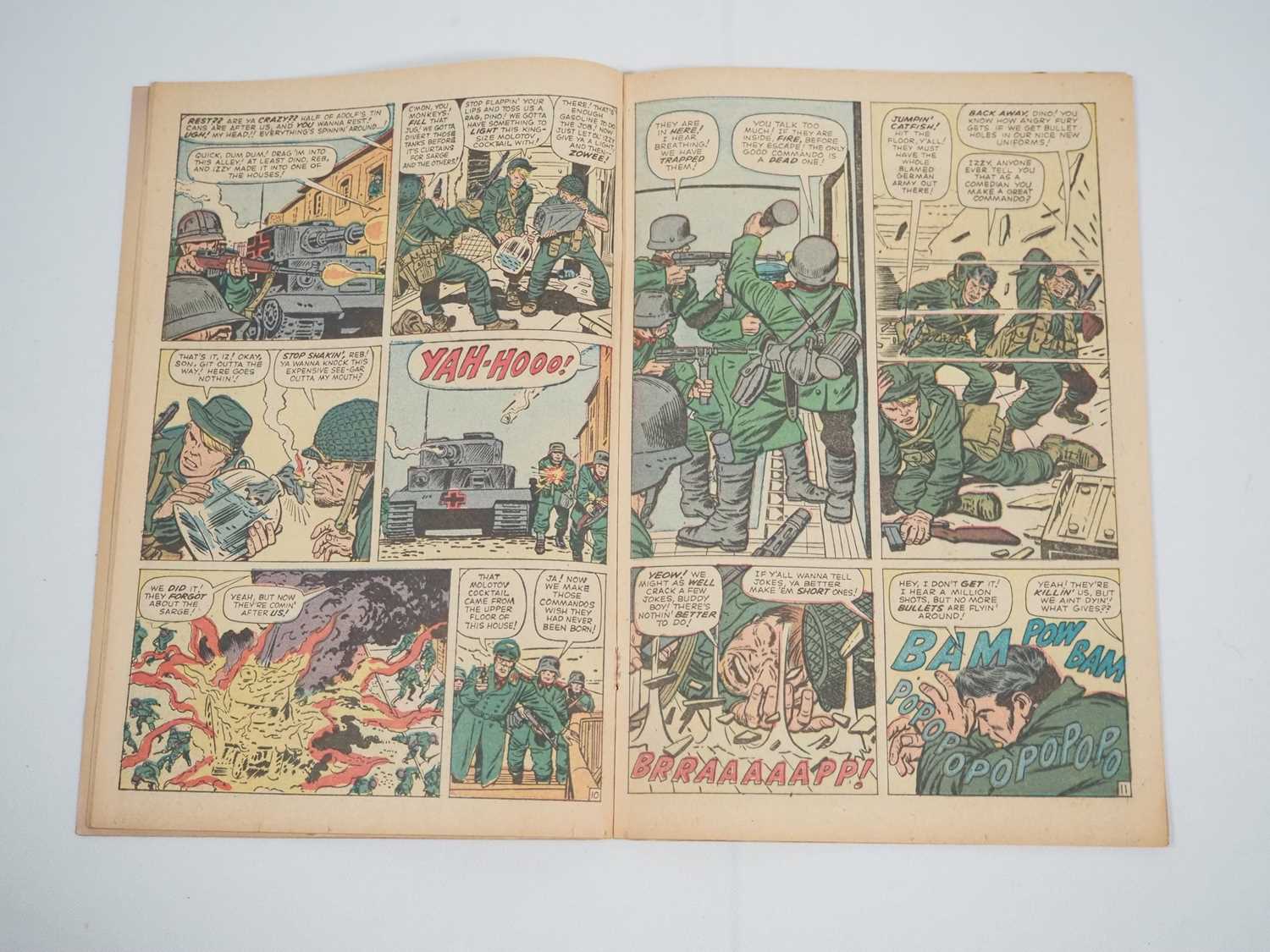 SGT. FURY AND HIS HOWLING COMMANDOS #1 (1963 - MARVEL) First appearances of Sgt. Nick Fury and his - Image 9 of 23