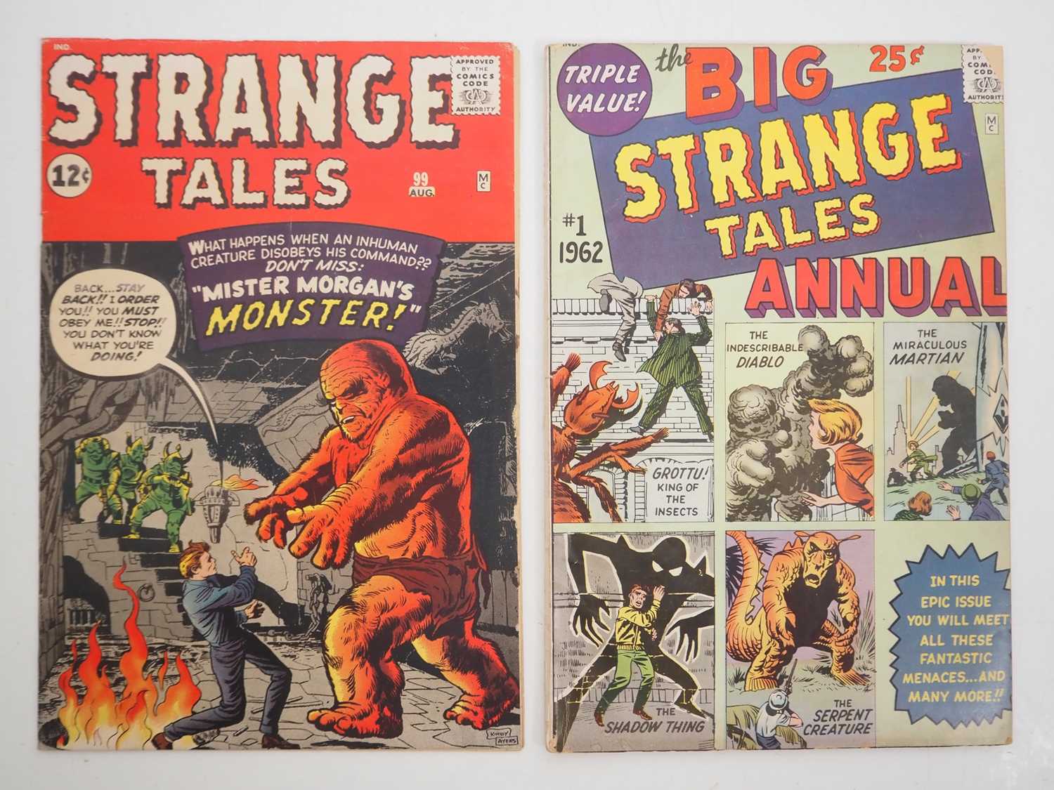 STRANGE TALES #99 + STRANGE TALES ANNUAL #1 (2 in Lot) - (1962 - MARVEL) - Strange Tales Annual #1
