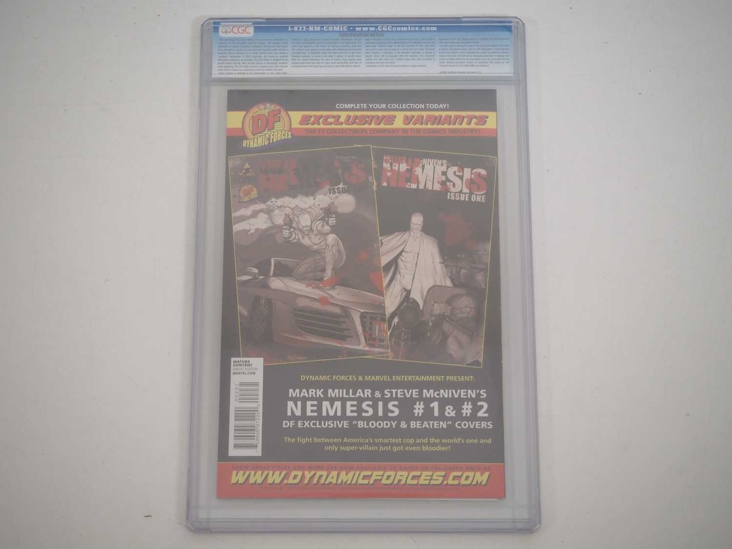 MILLAR & MCNIVEN'S NEMESIS #2 DYNAMIC FORCES EDITION (2010 - MARVEL/ICON) - GRADED 9.8 (NM/MINT) - Image 2 of 6