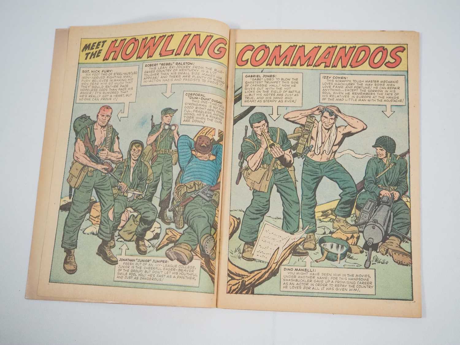 SGT. FURY AND HIS HOWLING COMMANDOS #1 (1963 - MARVEL) First appearances of Sgt. Nick Fury and his - Image 3 of 23