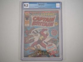 CAPTAIN BRITAIN #1 (1976 - MARVEL UK) - GRADED 9.2 (NM-) by CGC - Dated October 13th - FREE GIFT