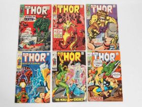 THOR #150, 153, 155, 162, 167, 178 (6 in Lot) - (1968/1970 - MARVEL) - Includes the origins of the
