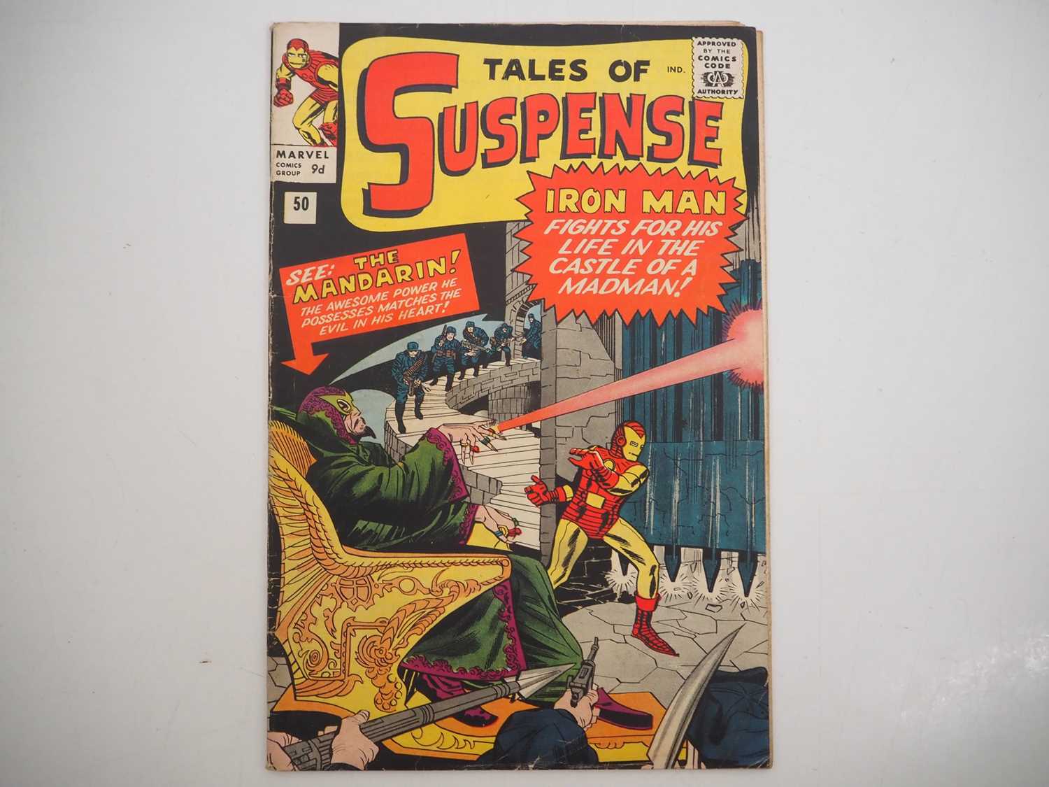 TALES OF SUSPENSE #50 (1964 - MARVEL - UK Price Variant) - The first appearance of the Mandarin -