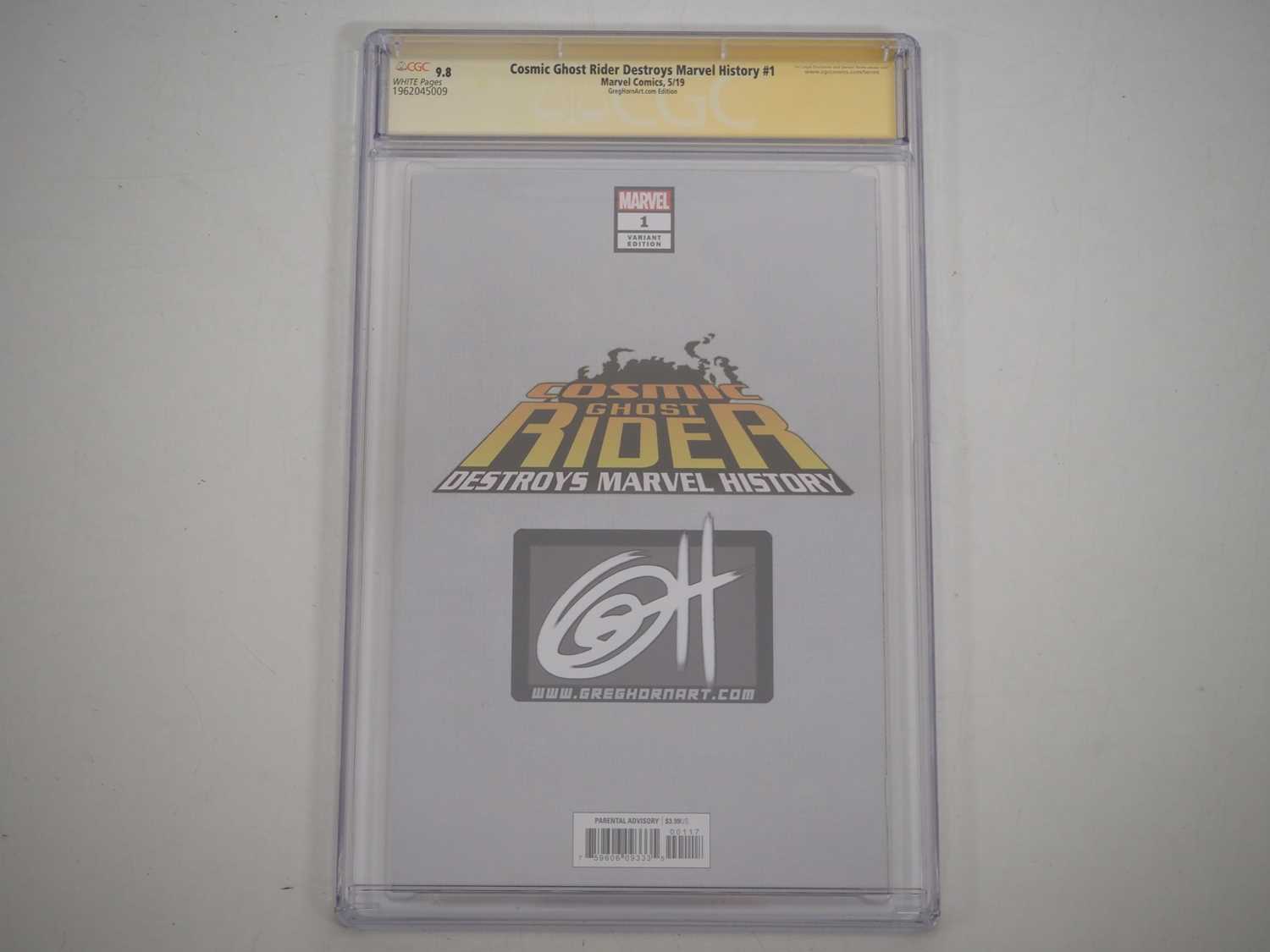 COSMIC GHOST RIDER DESTROYS MARVEL HISTORY #1 (2019 - MARVEL) - GRADED 9.8(NM/MINT) by CGC SIGNATURE - Image 2 of 5