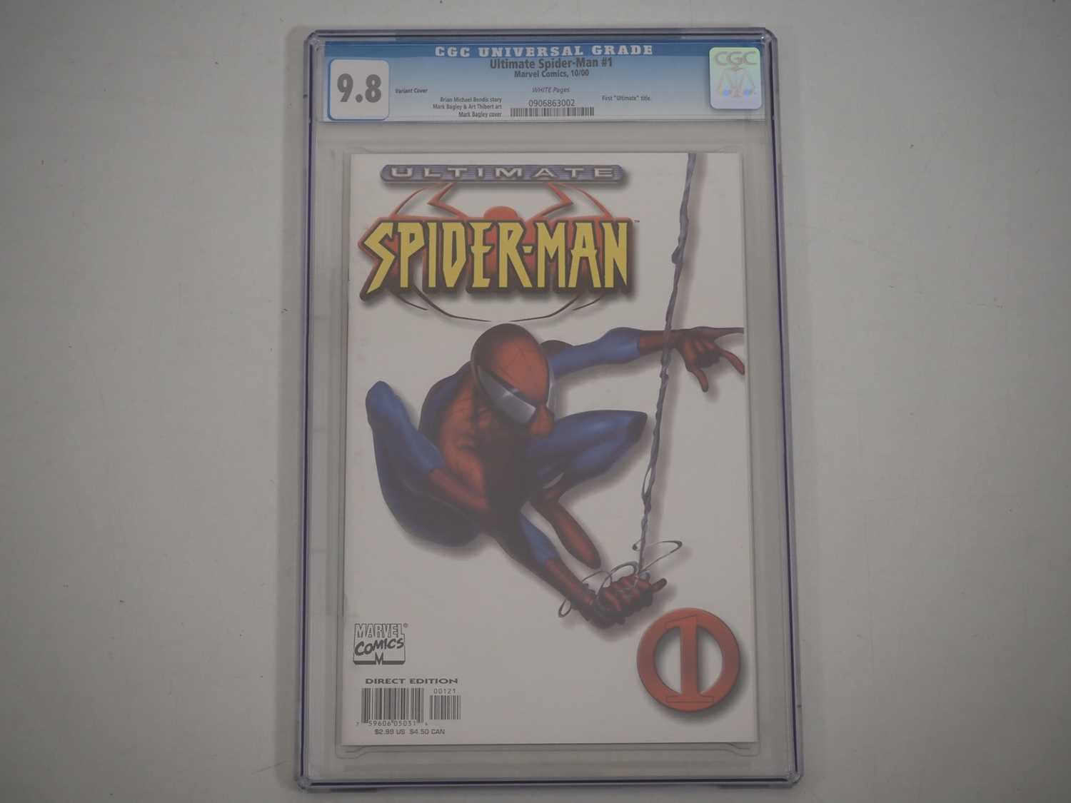 ULTIMATE SPIDER-MAN #1 VARIANT COVER (2000 - MARVEL) - GRADED 9.8(NM/MINT) by CGC - Includes the