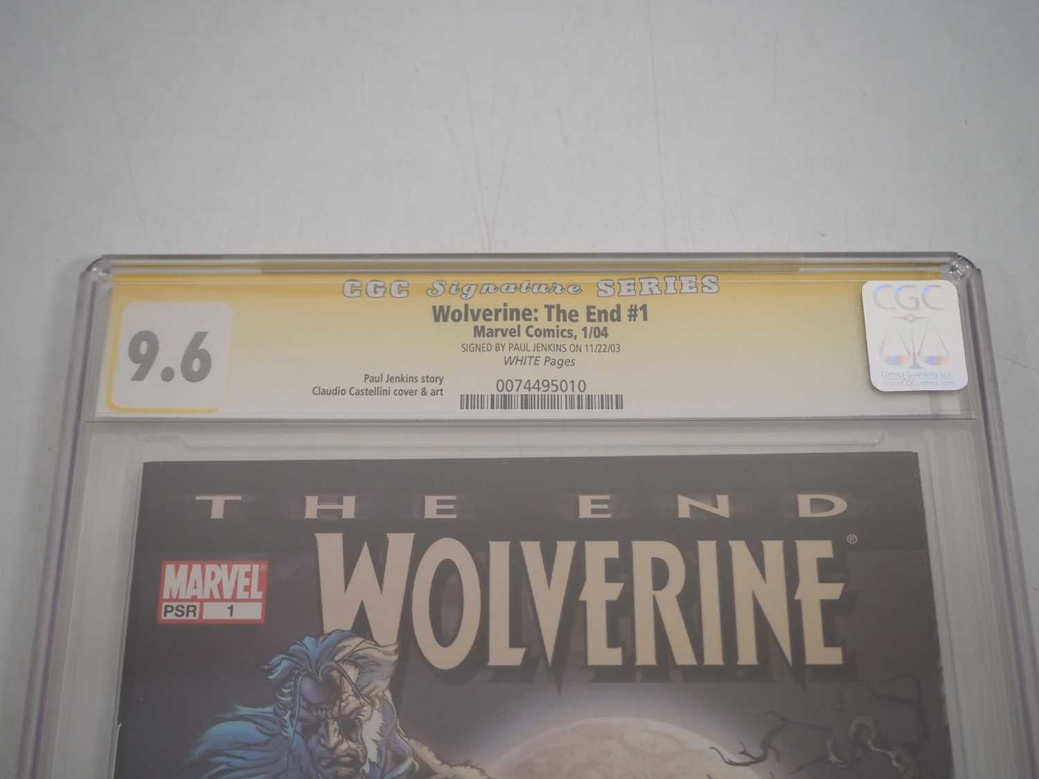 WOLVERINE: THE END #1 (2004 - MARVEL) - GRADED 9.6 (NM+) by CGC SIGNATURE SERIES - SIGNED BY PAUL - Image 3 of 6