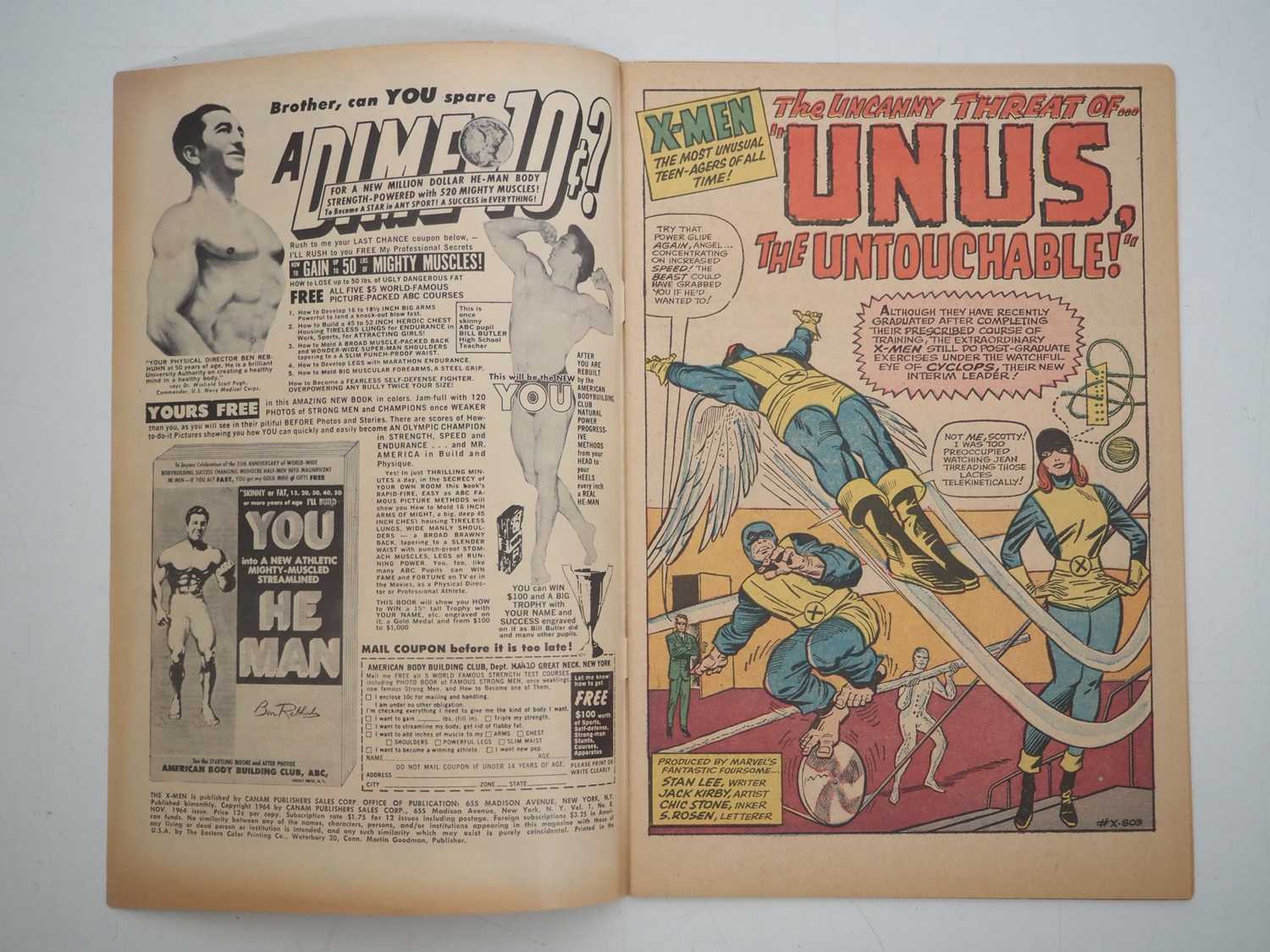 X-MEN #8 (1964 - MARVEL) - Includes the first appearance of Unus the Untouchable + the first time - Image 5 of 11