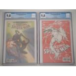 AMAZING SPIDER-MAN #798 STANDARD + LAND VARIANT COVER (2 in Lot) GRADED 9.8 (NM/MINT) by CGC - (2018