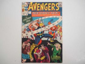 AVENGERS #7 (1964 - MARVEL - UK Price Variant) - "Their Darkest Hour!" - The Avengers battle the