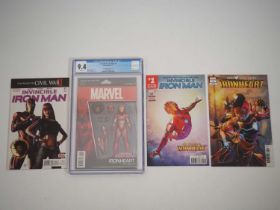 IRONHEART LOT (4 in Lot) - Includes INVINCIBLE IRON MAN VOL. 3 #7 (Third Printing) + INVINCIBLE IRON