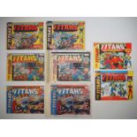 THE TITANS PRINTERS PROOF LOT (7 in Lot) - Lot contains the following printers proof items: A