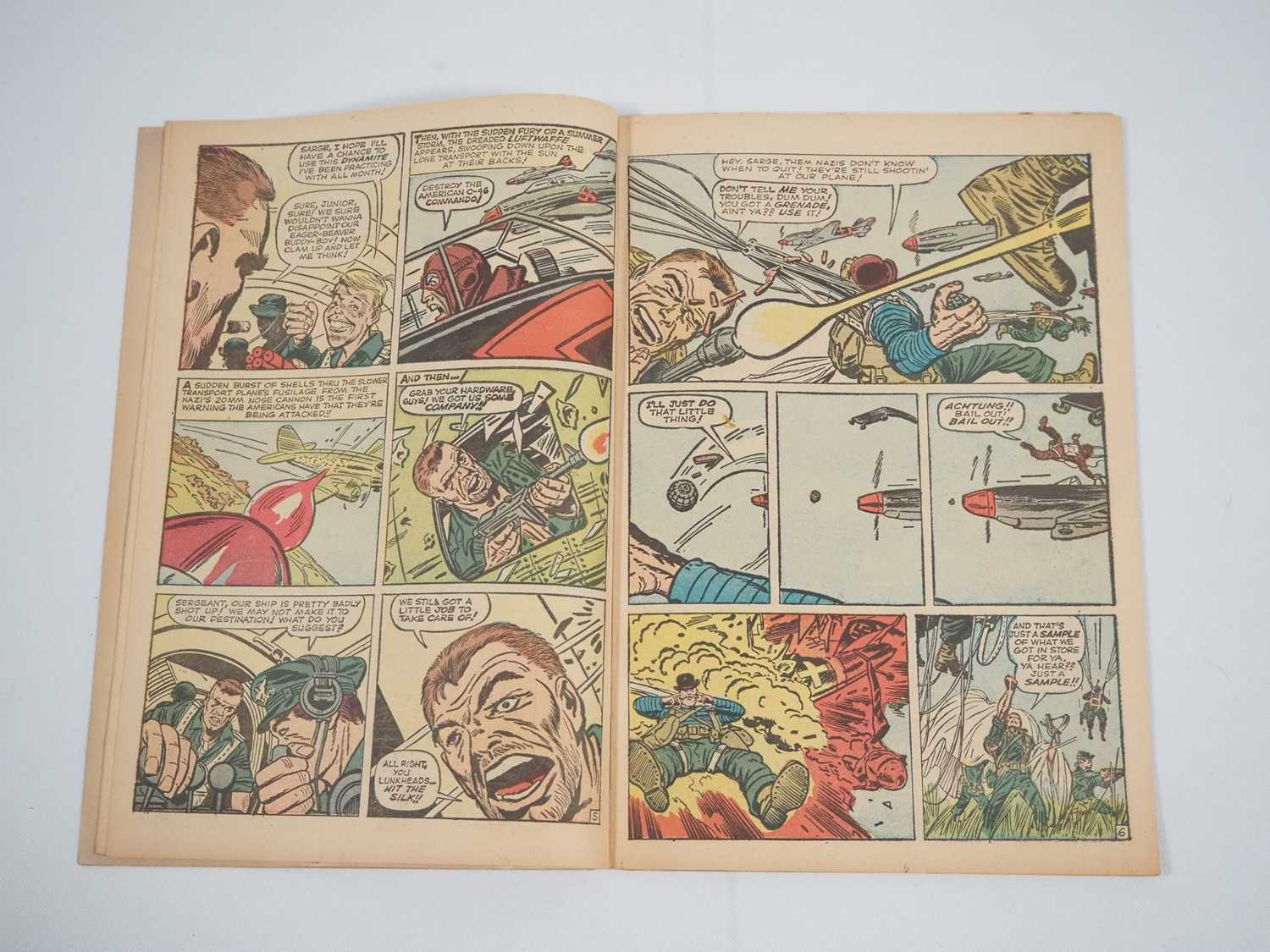 SGT. FURY AND HIS HOWLING COMMANDOS #1 (1963 - MARVEL) First appearances of Sgt. Nick Fury and his - Image 6 of 23