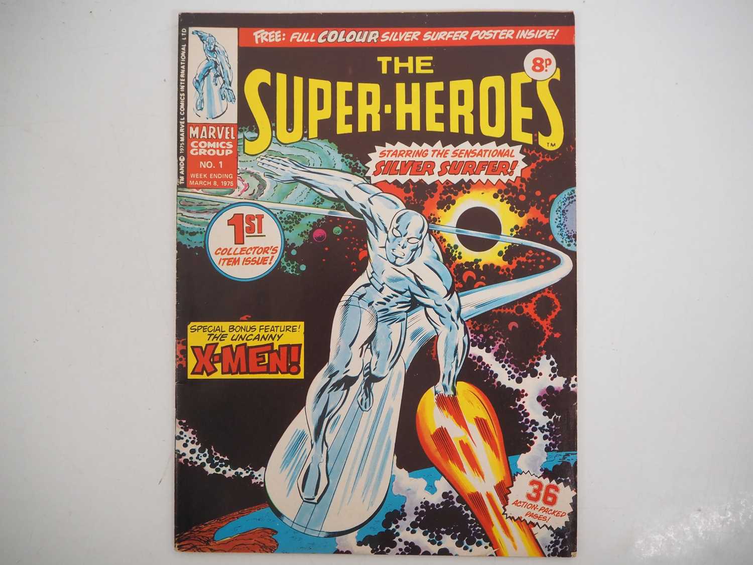 THE SUPER-HEROES #1 to 7, 9, 12-15, 18-26, 30, 33, 36-45, 50 (34 in Lot) - (1975/1976 - MARVEL UK) - - Bild 2 aus 3