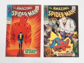 AMAZING SPIDER-MAN #50 & 51 (2 in Lot) - (1967 - MARVEL - UK Price Variant) - RED HOT KEY Book &