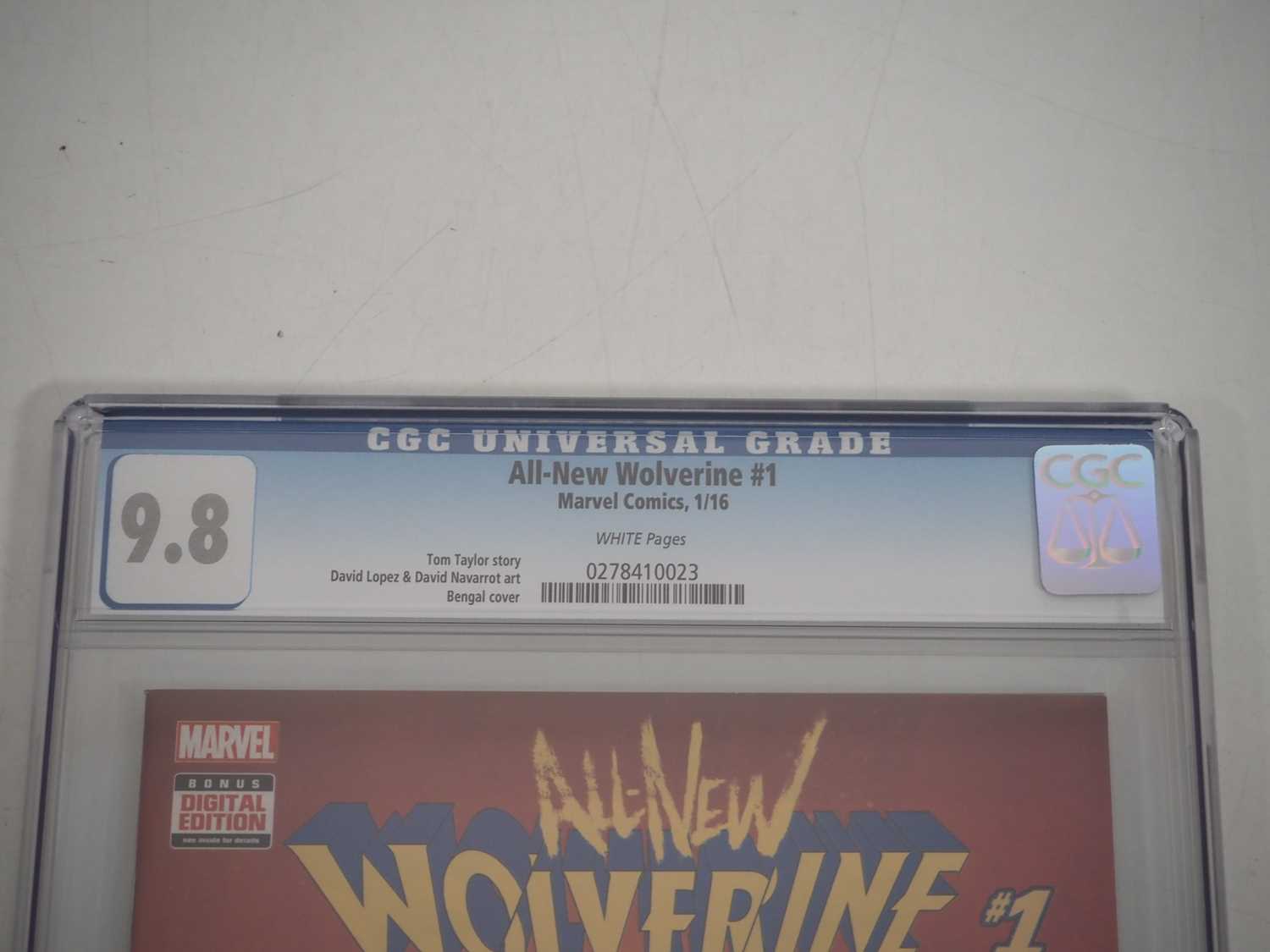 ALL-NEW WOLVERINE #1 (2016 - MARVEL) - GRADED 9.8(NM/MINT) by CGC - The debut of X-23 as Wolverine - Image 3 of 4