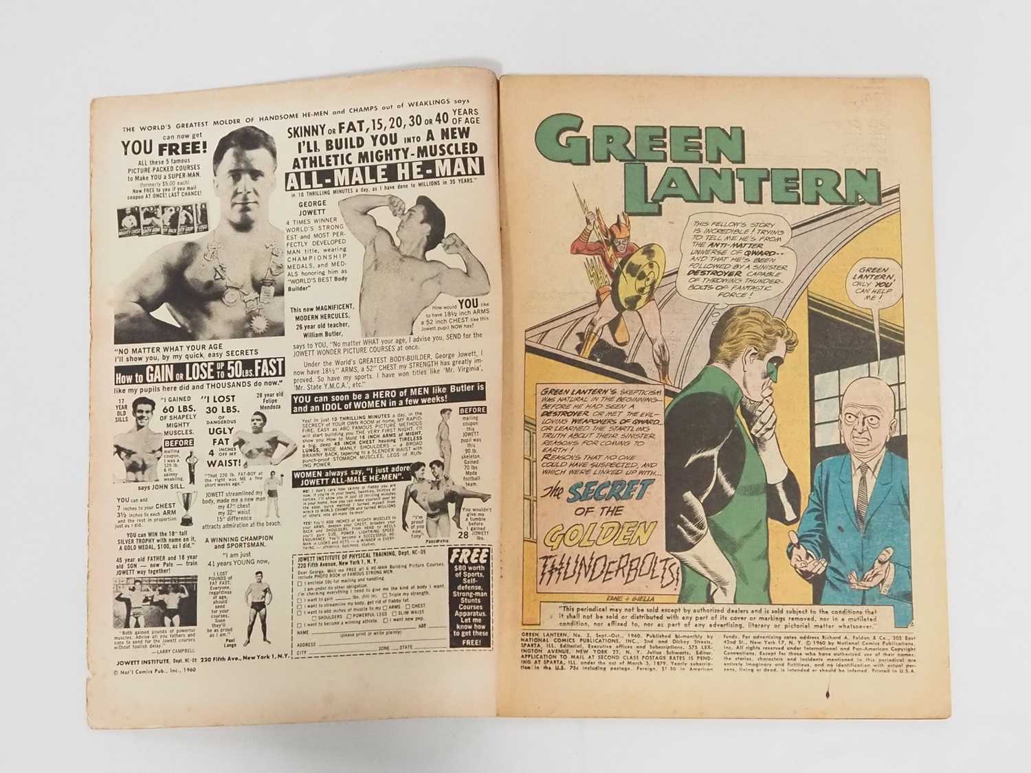 GREEN LANTERN #2 (1960 - DC) - The first appearance of Pieface, the first team appearance of the - Image 3 of 9