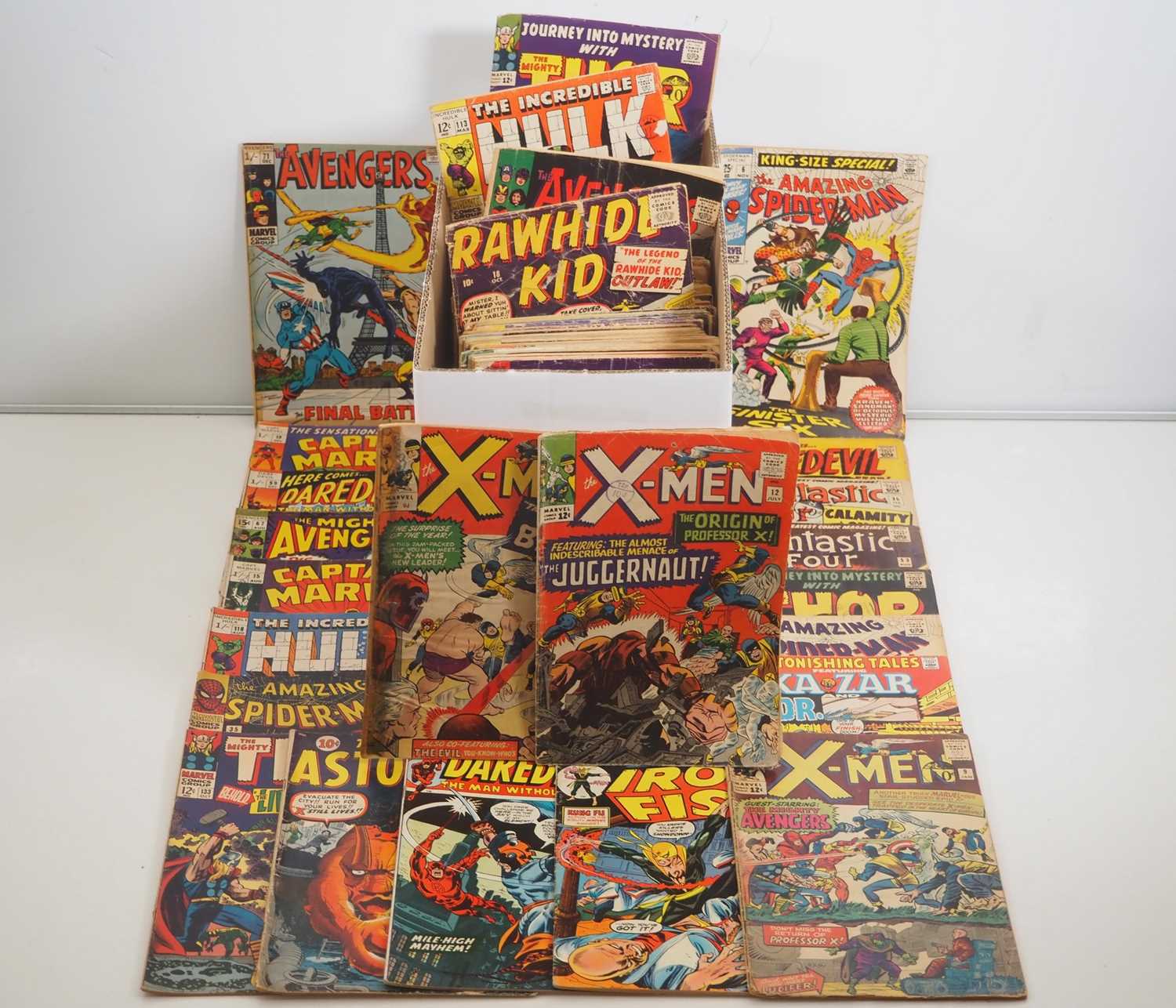 SILVER AGE DAMAGED LOT (160+ in Lot) - Titles include Fantastic Four, X-Men, Strange Tales,