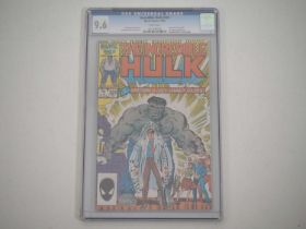 INCREDIBLE HULK #324 (1986 - MARVEL) GRADED 9.6 (NM+) by CGC - The return of the grey Hulk -