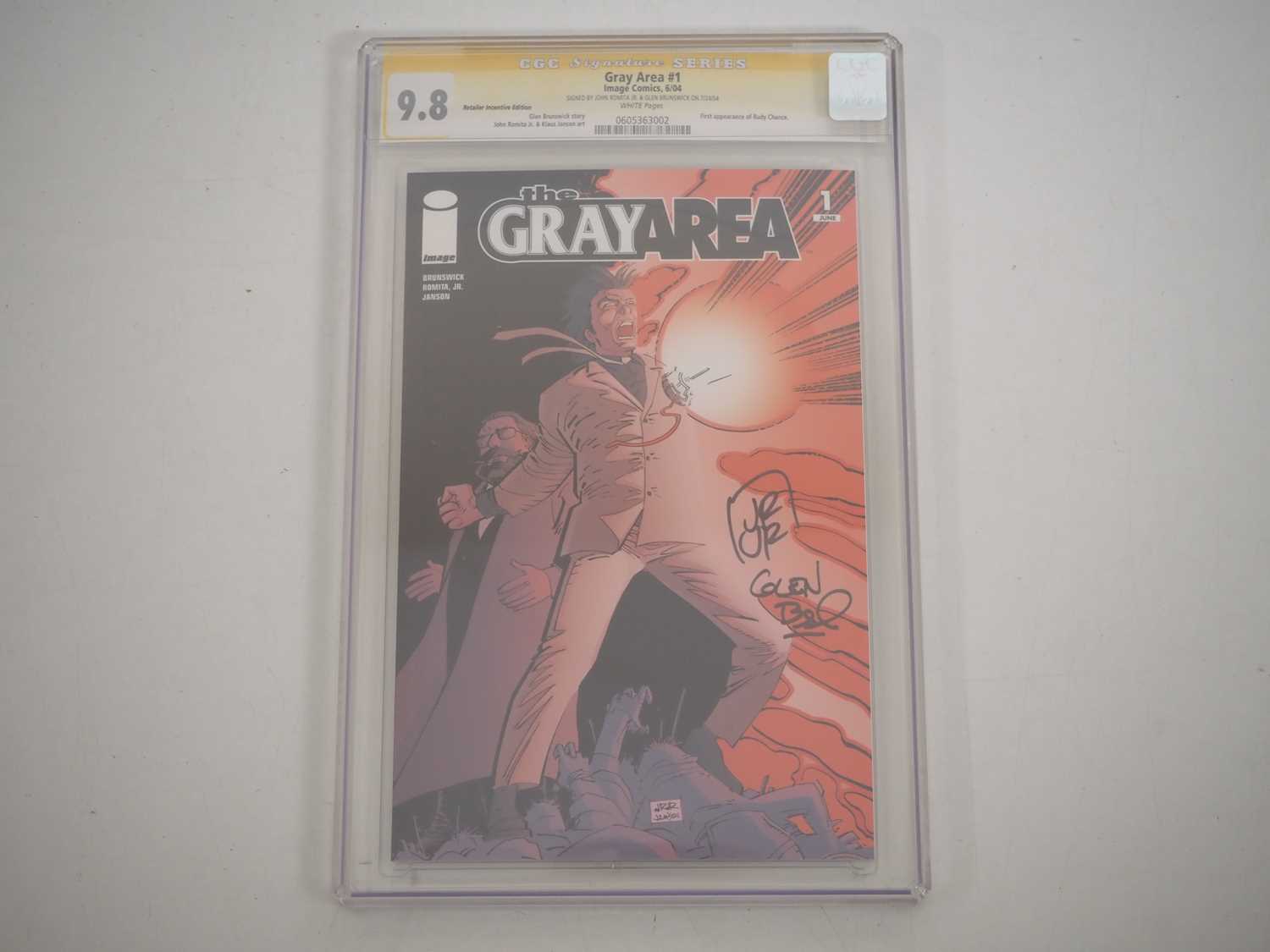 THE GRAY AREA #1 - RETAILER INCENTIVE EDITION (2004 - IMAGE) GRADED 9.8(NM/MINT) by CGC SIGNATURE