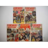 GUNSMOKE WESTERN #58, 71, 75, 76, 77 (5 in Lot) - (1960/1963 - MARVEL - UK Price Variant) -