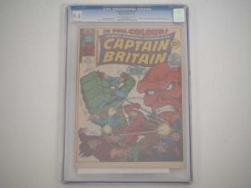 CAPTAIN BRITAIN #21 (1977 - MARVEL UK) - GRADED 9.4 (NM) by CGC - Dated March 2nd - Appearances by