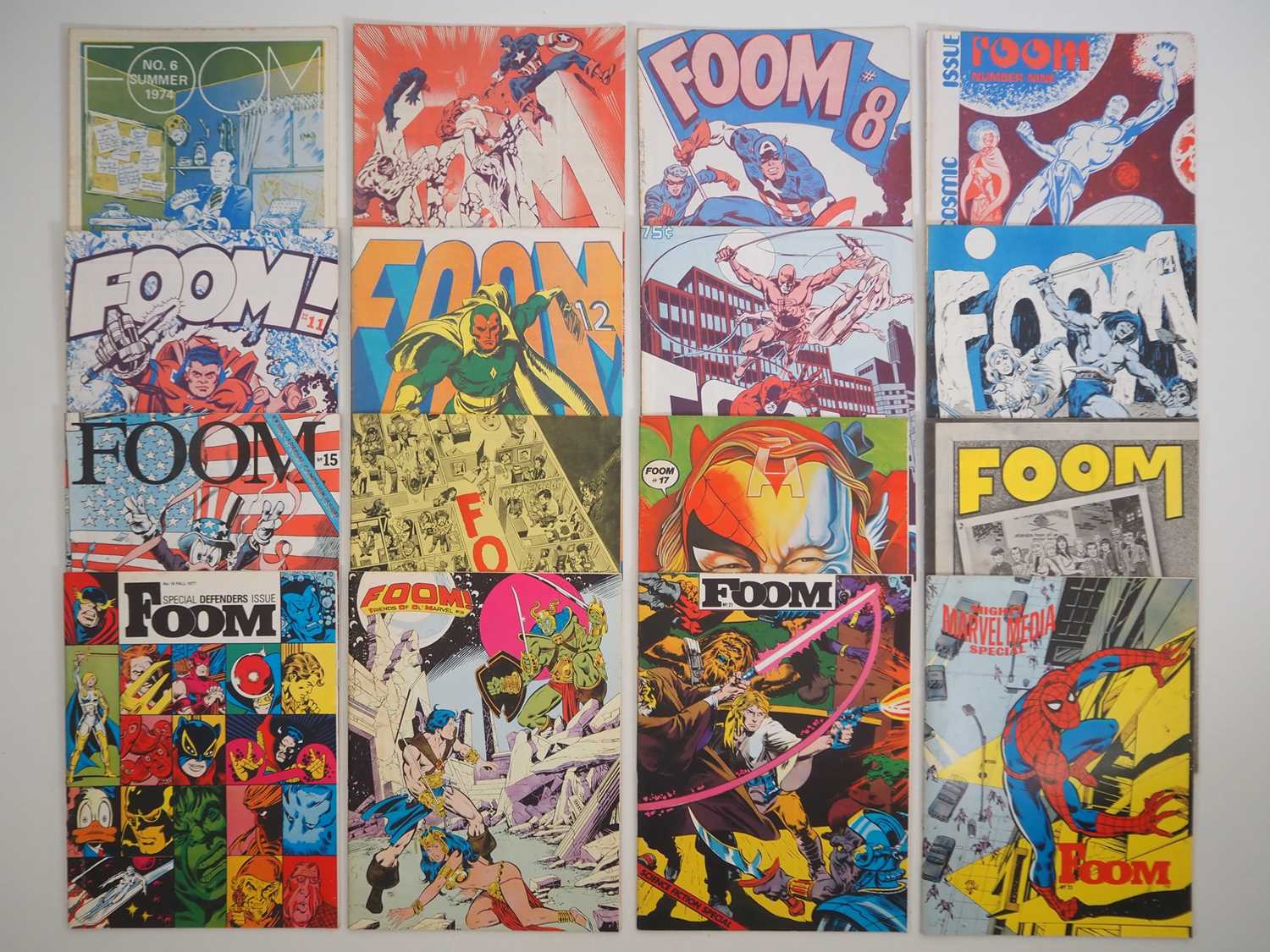 FOOM #6, 7, 8, 9, 11, 12, 13, 14, 15, 16, 17, 18, 19, 20, 21, 22 (16 in Lot) - (1974/1978 -