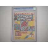 CAPTAIN BRITAIN #24 - (1977 - MARVEL UK) - GRADED 9.4 (NM) by CGC - Dated March 23rd - FREE GIFT