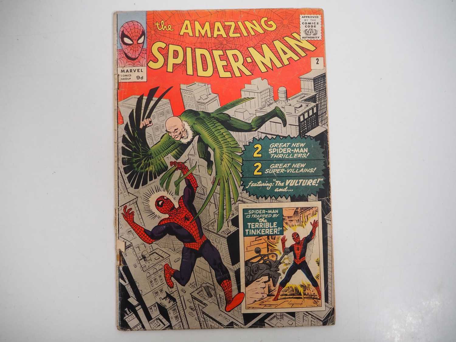 AMAZING SPIDER-MAN #2 - (1963 - MARVEL - UK Price Variant) - Third appearance of Spider-Man +