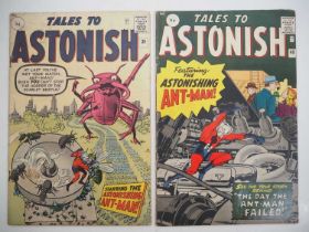 TALES TO ASTONISH #39 & 40 (2 in Lot) - (1963 - MARVEL - UK Price Variant) - Includes the first