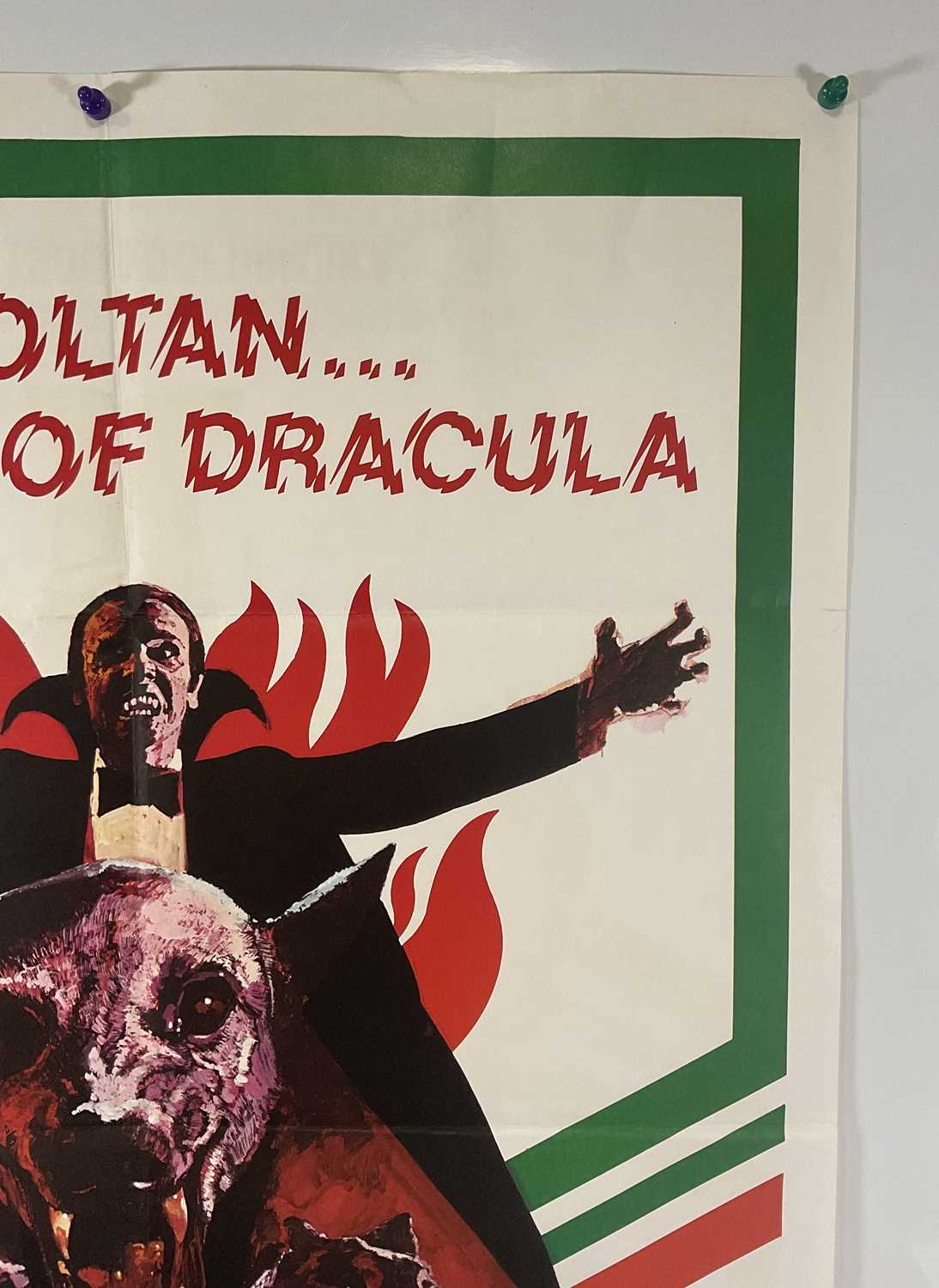 ZOLTAN HOUND OF DRACULA (1977) British one sheet, Vampire horror, folded - Image 4 of 6