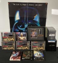 STAR WARS - A group of Star Wars memorabilia to include 4 packs of Empire Strikes Back limited