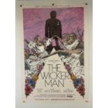 THE WICKER MAN (1974) British one sheet 2023 anniversary release, artwork by Richey Beckett, rolled