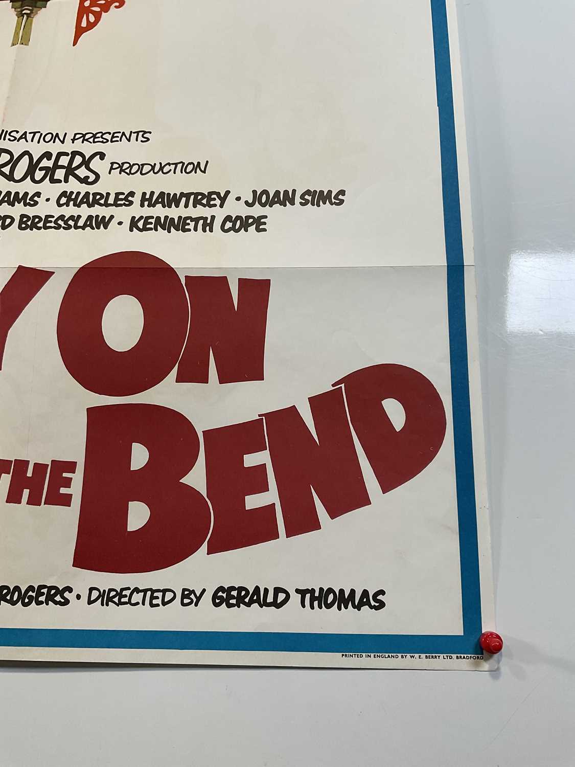 CARRY ON ROUND THE BEND (1971) UK / International one sheet poster, Arnaldo Putzu artwork, folded. - Image 5 of 6