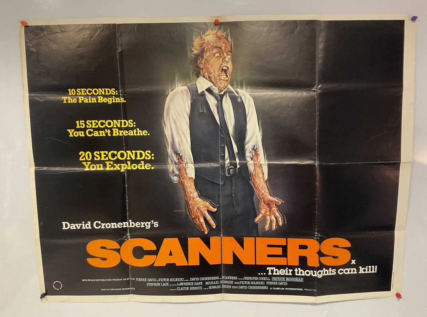 A selection of Horror film posters to include DEMON SEED (1977) US one sheet, SCANNERS (1981), - Image 3 of 15