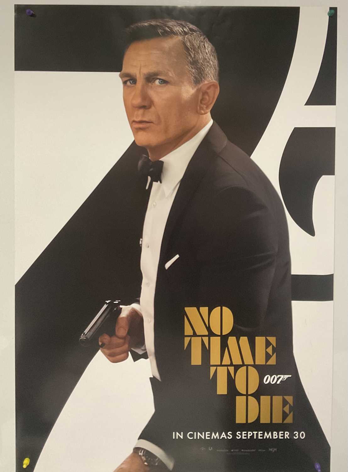 NO TIME TO DIE (2021) UK Quad and one sheet, September release tag line, rolled (2) - Image 2 of 3