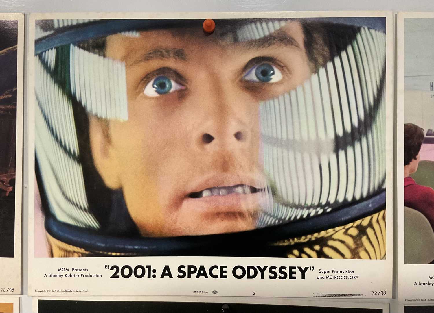 A set of 8 lobby cards for the 1972 re-release of 2001: A SPACE ODYSSEY (1968). (8) - Image 7 of 9