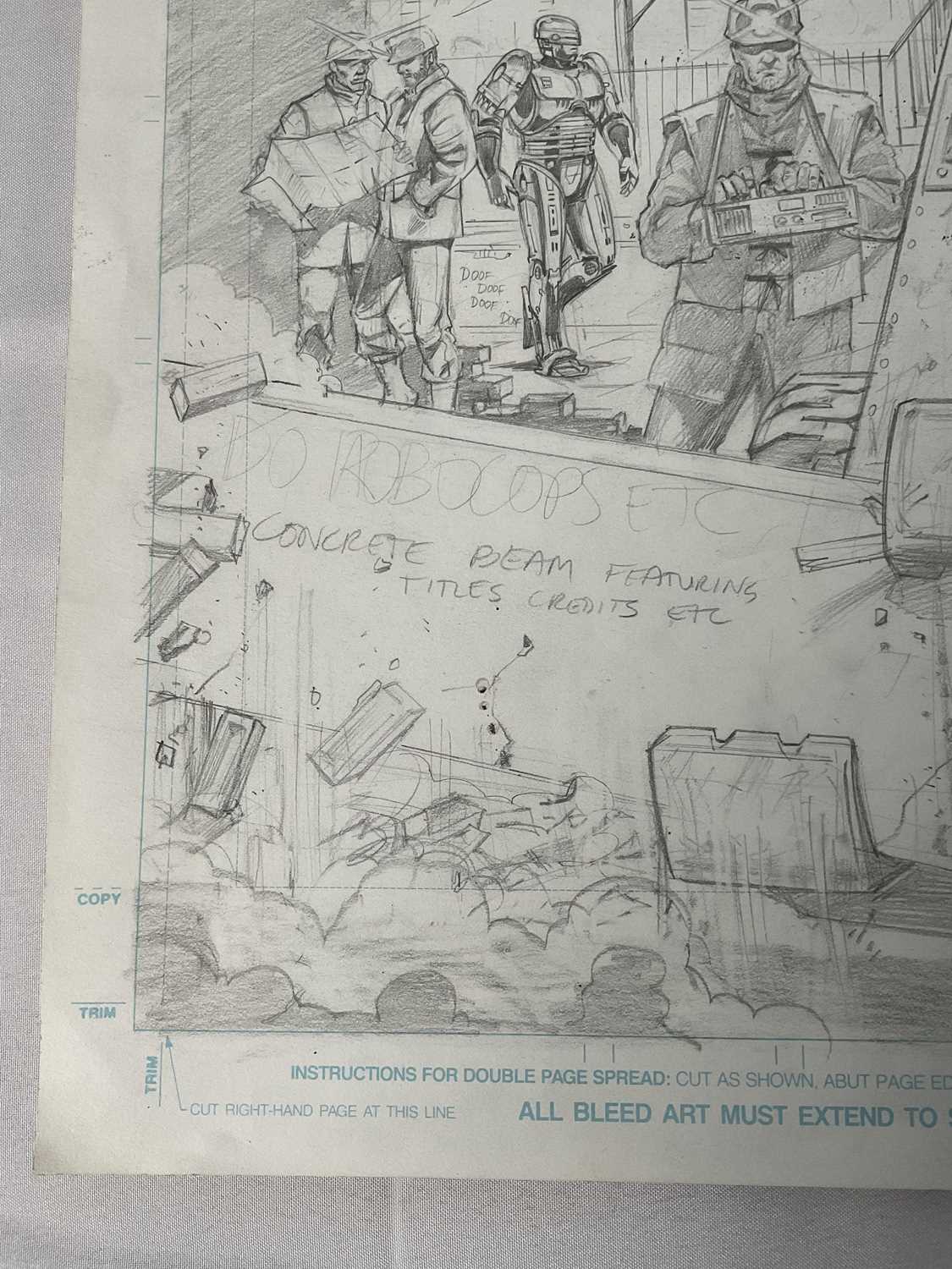 Original Comic Book Artwork by LEE SULLIVAN from ROBOCOP #4 (1990, Marvel Comics) page 18, - Image 7 of 7