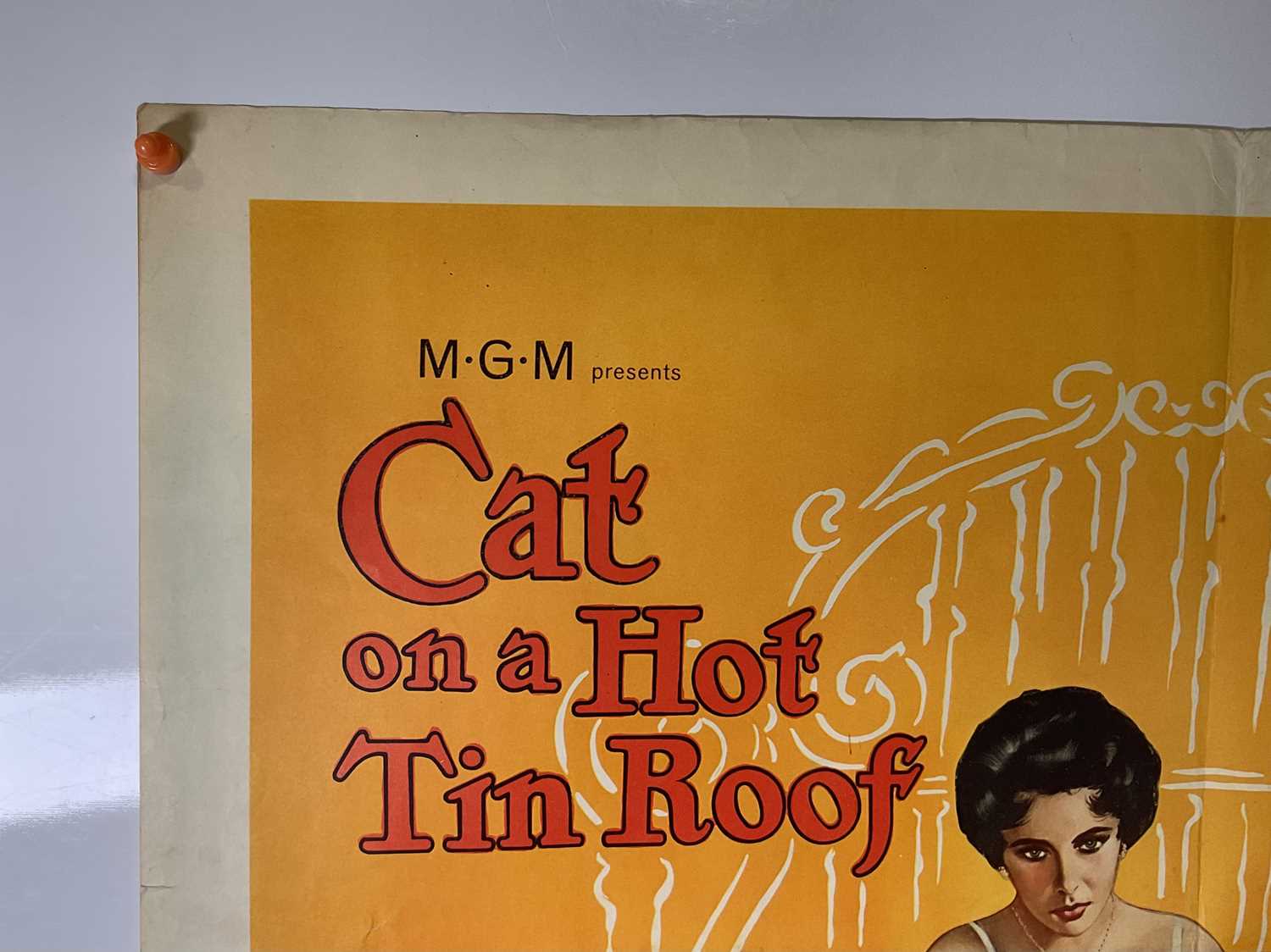 CAT ON A HOT TIN ROOF (1958) US half sheet film poster for the Elizabeth Taylor Drama, artwork by - Image 4 of 6