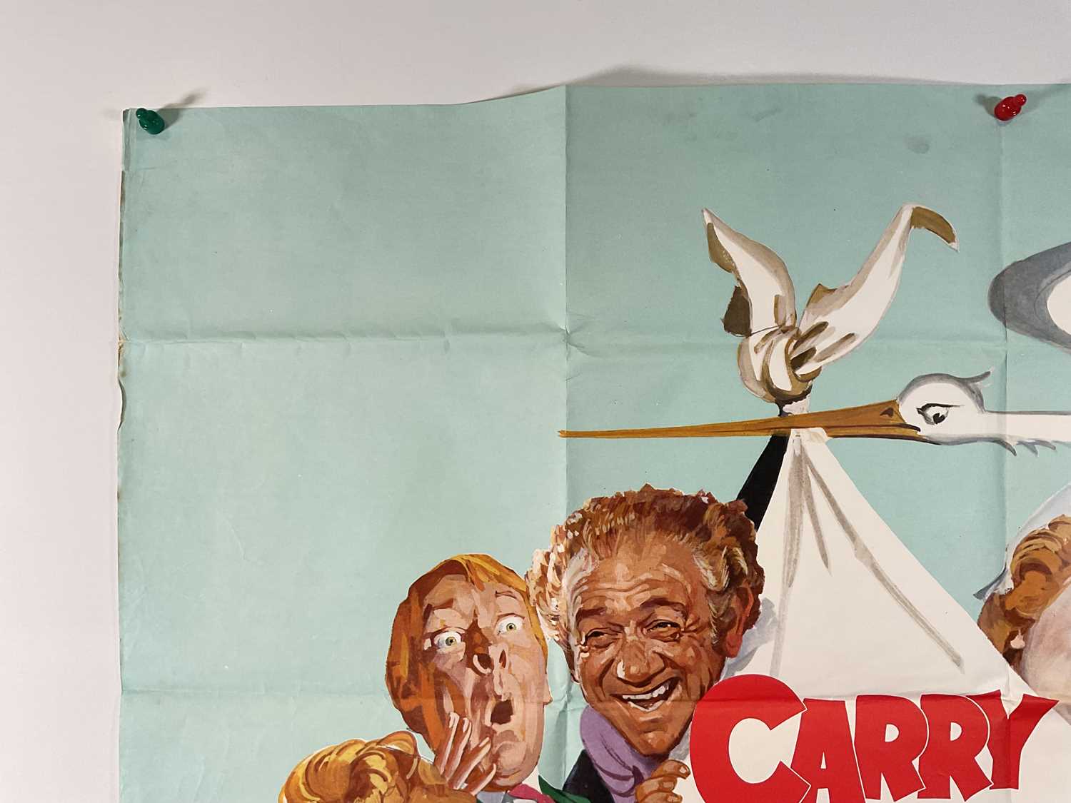 CARRY ON MATRON (1972) UK Quad film poster, folded. - Image 5 of 6