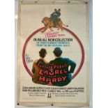 THE FURTHER PERILS OF LAUREL AND HARDY (1967) U.S. One-sheet, folded, linen backed.