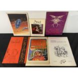 A group of sci/fi Fantasy artworks and portfolios c.1970 comprising of: KING PORTFOLIO ONE (1976)