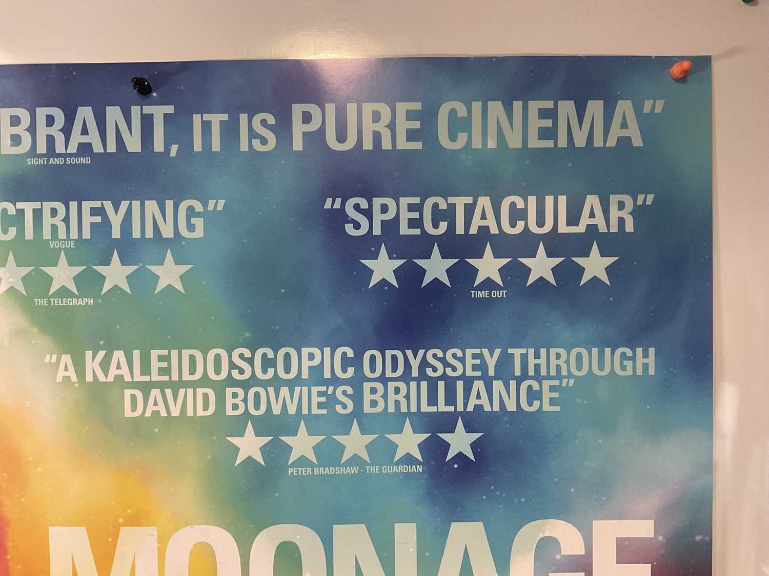 MOONAGE DAYDREAM (2022) UK Quad and one sheet film poster for the David Bowie Documentary, quad is - Image 8 of 8