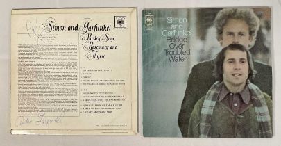 SIMON AND GARFUNKEL - A copy of Parsley, Sage, Rosemary and Thyme (1966) Vinyl LP signed in blue pen