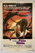 FOOD OF THE GODS (1976) US one sheet, H.G. Wells adaptation, Drew Struzan artwork, folded.